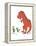 Boy Meets T Rex-Designs Sweet Melody-Framed Stretched Canvas