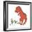 Boy Meets T Rex-Designs Sweet Melody-Framed Art Print