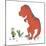 Boy Meets T Rex-Designs Sweet Melody-Mounted Art Print