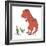 Boy Meets T Rex-Designs Sweet Melody-Framed Art Print