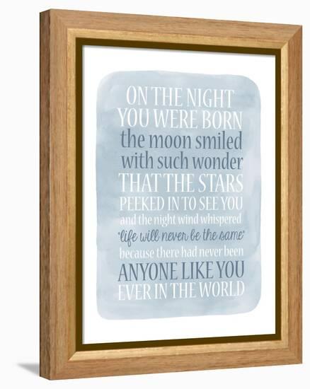 Boy Night Born-Erin Clark-Framed Premier Image Canvas