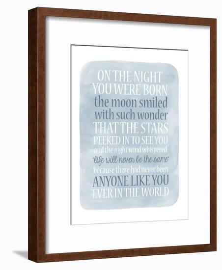 Boy Night Born-Erin Clark-Framed Premium Giclee Print