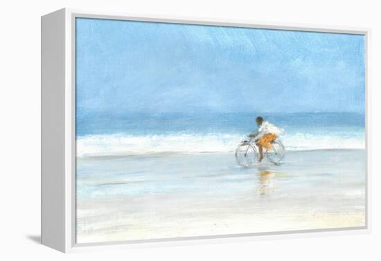 Boy on a Bike 1, 2015-Lincoln Seligman-Framed Premier Image Canvas