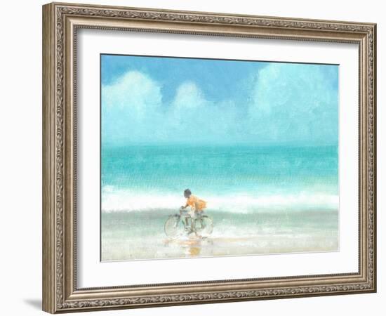 Boy on a Bike, 2015-Lincoln Seligman-Framed Giclee Print