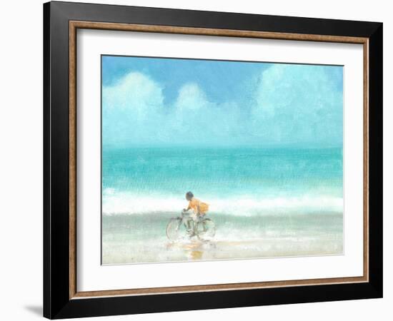 Boy on a Bike, 2015-Lincoln Seligman-Framed Giclee Print