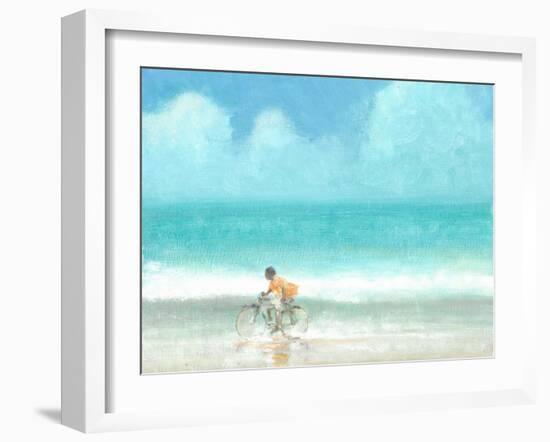 Boy on a Bike, 2015-Lincoln Seligman-Framed Giclee Print