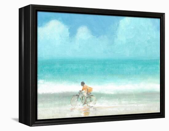 Boy on a Bike, 2015-Lincoln Seligman-Framed Premier Image Canvas