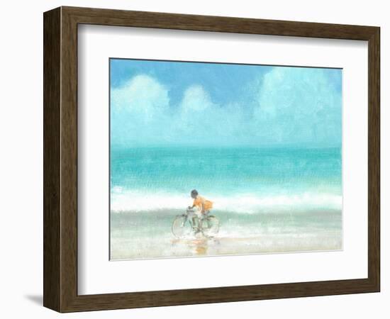 Boy on a Bike, 2015-Lincoln Seligman-Framed Giclee Print