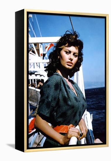 Boy on a Dolphin 1957 Directed by Jean Negulesco Sophia Loren-null-Framed Stretched Canvas