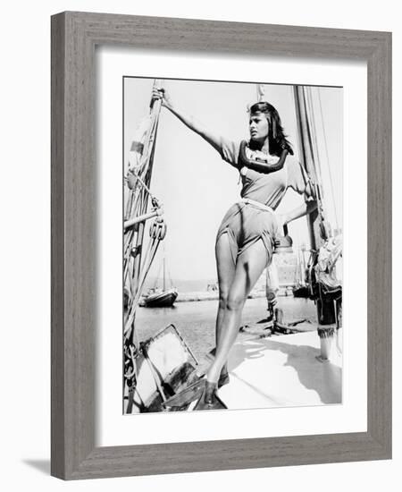Boy on a Dolphin, 1957-null-Framed Photographic Print