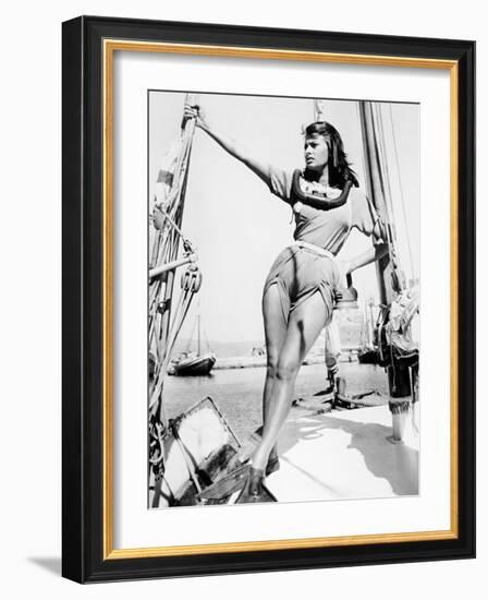 Boy on a Dolphin, 1957-null-Framed Photographic Print