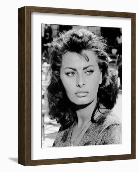 Boy on a Dolphin, Sophia Loren, 1957-null-Framed Premium Photographic Print