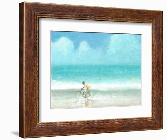 Boy on Bicycle-Lincoln Seligman-Framed Giclee Print