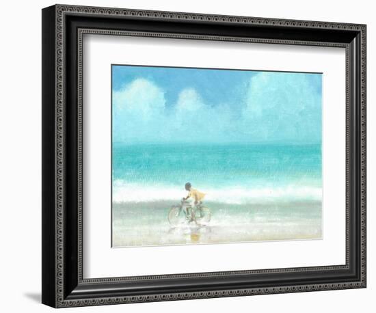 Boy on Bicycle-Lincoln Seligman-Framed Giclee Print