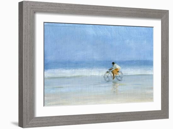 Boy on Bicycle-Lincoln Seligman-Framed Giclee Print