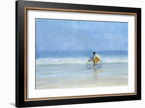 Boy on Bicycle-Lincoln Seligman-Framed Giclee Print