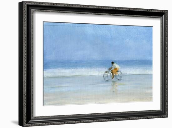 Boy on Bicycle-Lincoln Seligman-Framed Giclee Print