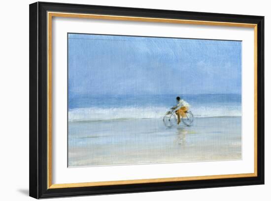 Boy on Bicycle-Lincoln Seligman-Framed Giclee Print