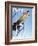 "Boy on High Dive" Saturday Evening Post Cover, August 16,1947-Norman Rockwell-Framed Giclee Print