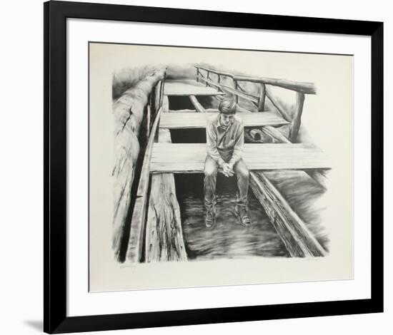 Boy on the Bridge-Harry McCormick-Framed Collectable Print