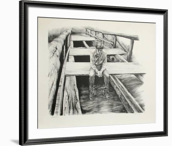 Boy on the Bridge-Harry McCormick-Framed Collectable Print