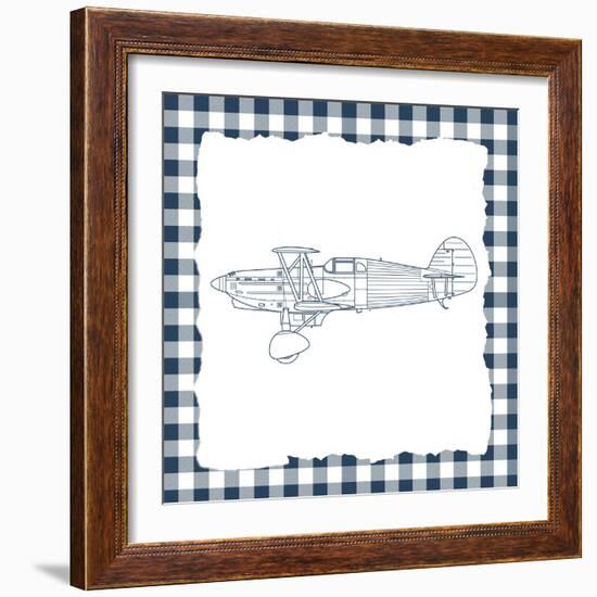 Boy Plaid 3-Kimberly Allen-Framed Art Print