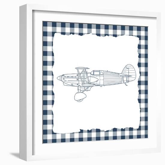 Boy Plaid 3-Kimberly Allen-Framed Art Print