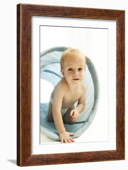 Boy Playing-Ian Boddy-Framed Photographic Print