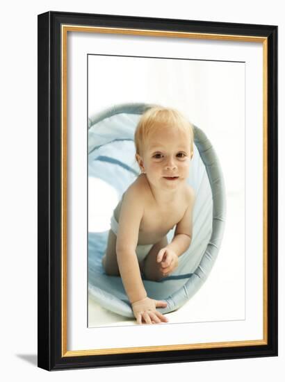 Boy Playing-Ian Boddy-Framed Photographic Print