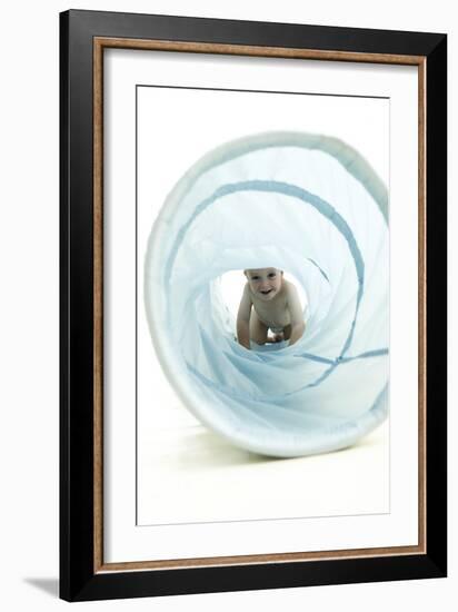 Boy Playing-Ian Boddy-Framed Photographic Print