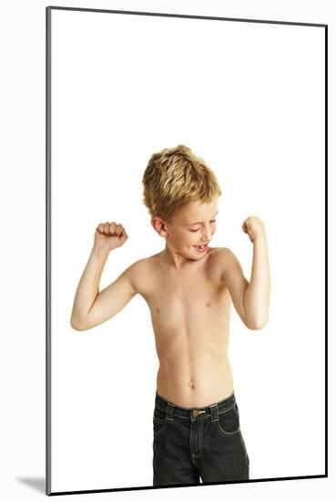 Boy Posing-Ian Boddy-Mounted Photographic Print