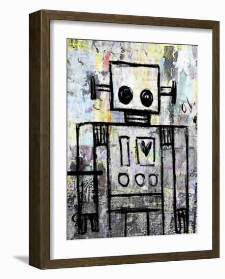 Boy Robot Color-Roseanne Jones-Framed Giclee Print