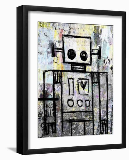 Boy Robot Color-Roseanne Jones-Framed Giclee Print