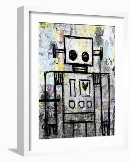 Boy Robot Color-Roseanne Jones-Framed Giclee Print