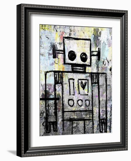 Boy Robot Color-Roseanne Jones-Framed Giclee Print