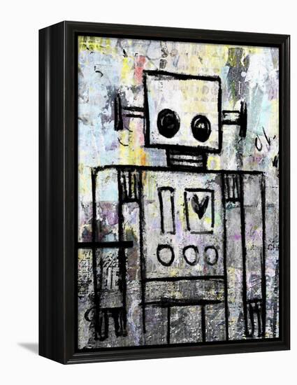 Boy Robot Color-Roseanne Jones-Framed Premier Image Canvas