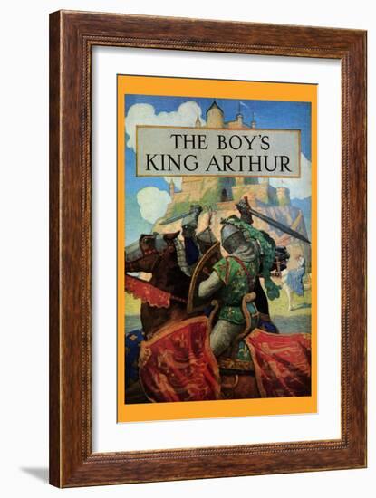 Boy's King Arthur-Newell Convers Wyeth-Framed Art Print