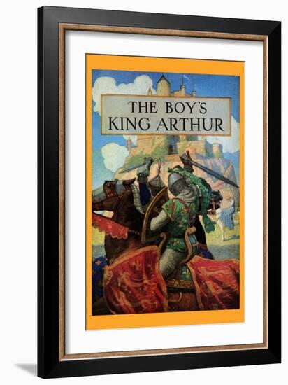 Boy's King Arthur-Newell Convers Wyeth-Framed Art Print