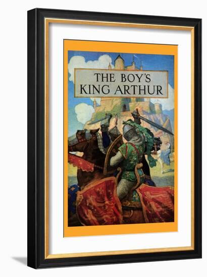 Boy's King Arthur-Newell Convers Wyeth-Framed Art Print