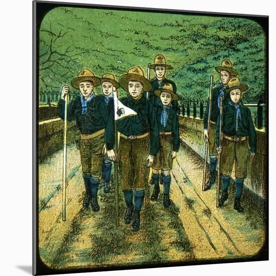 Boy Scouts, 20th Century-null-Mounted Giclee Print