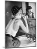 Boy Shaving at Mirror-Philip Gendreau-Mounted Photographic Print