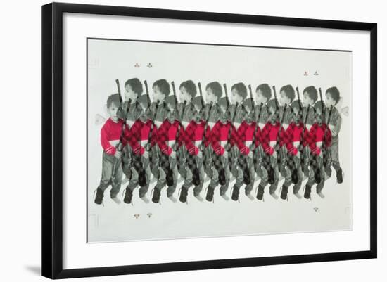 Boy Soldiers, 1996-Laila Shawa-Framed Giclee Print