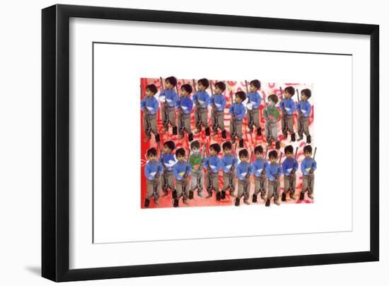 Boy Soldiers, 2005-06-Laila Shawa-Framed Giclee Print