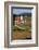 Boy Standing in Field Near Red Barn-William P. Gottlieb-Framed Photographic Print