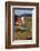 Boy Standing in Field Near Red Barn-William P. Gottlieb-Framed Photographic Print