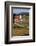 Boy Standing in Field Near Red Barn-William P. Gottlieb-Framed Photographic Print