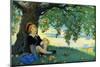 Boy under an Apple Tree-Jesse Willcox Smith-Mounted Art Print