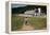 Boy Walking Towards a Barn-William P. Gottlieb-Framed Premier Image Canvas