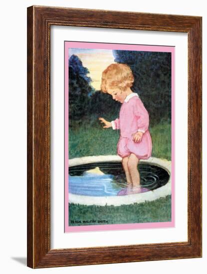 Boy Who Forgot to Wash-Jessie Willcox-Smith-Framed Art Print