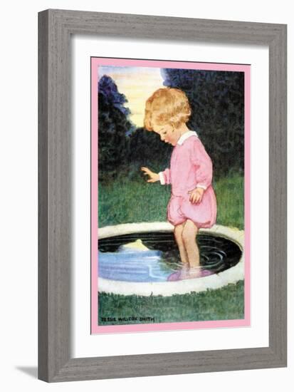 Boy Who Forgot to Wash-Jessie Willcox-Smith-Framed Art Print